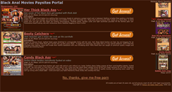 Desktop Screenshot of blackanalmovies.net